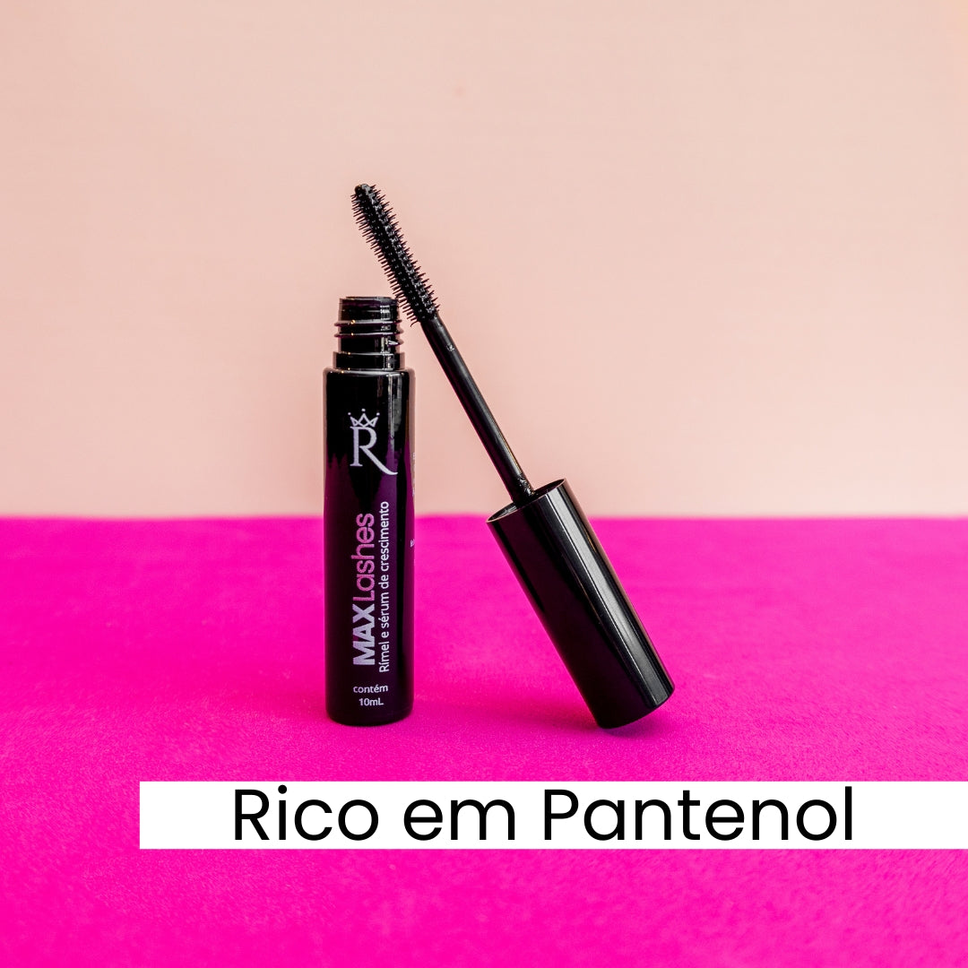 Max Lashes Rímel - 2 em 1 com sérum de crescimento