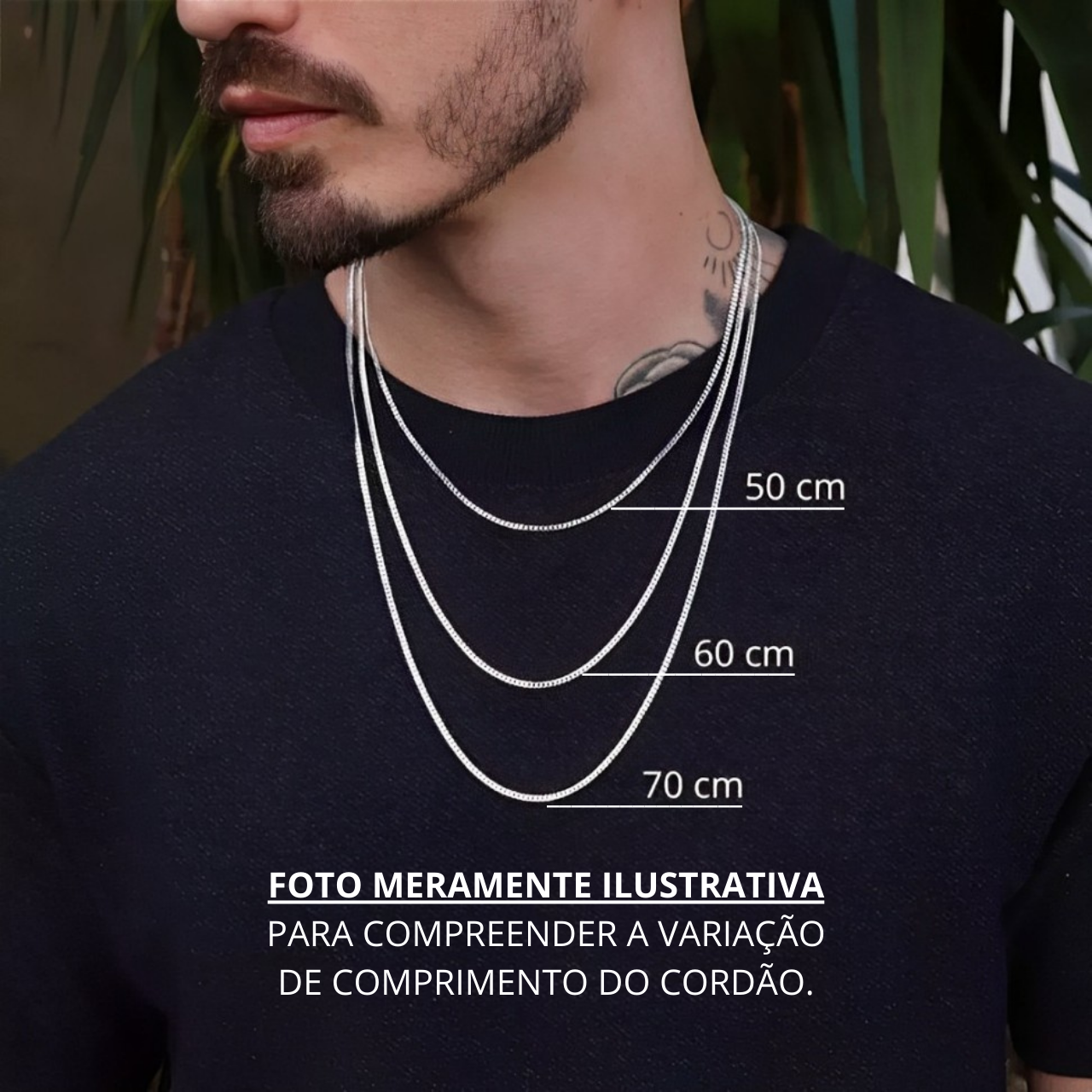 Cordão Style 7mm - Prata 925 - Compre 1, Leve 2 [Compre a Corrente e Ganhe a Pulseira]