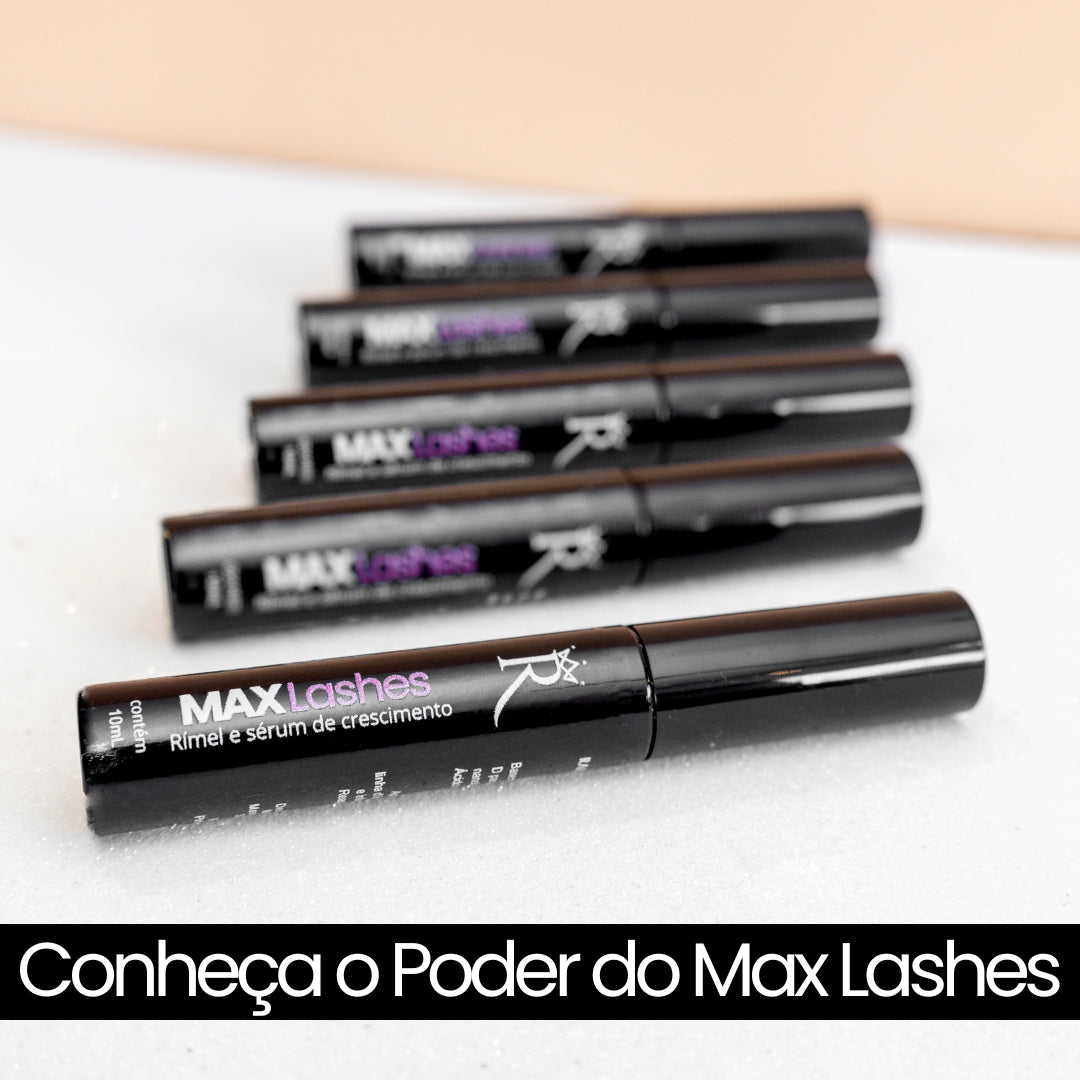 Max Lashes Rímel - 2 em 1 com sérum de crescimento