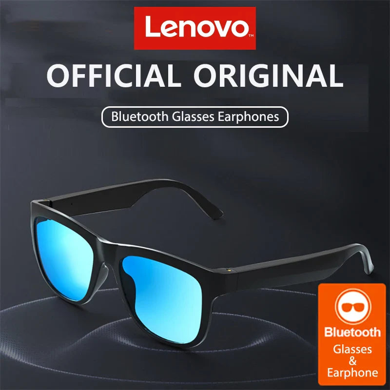 Óculos de sol com fone embutido LENOVO C8 - Bluetooth 5.0